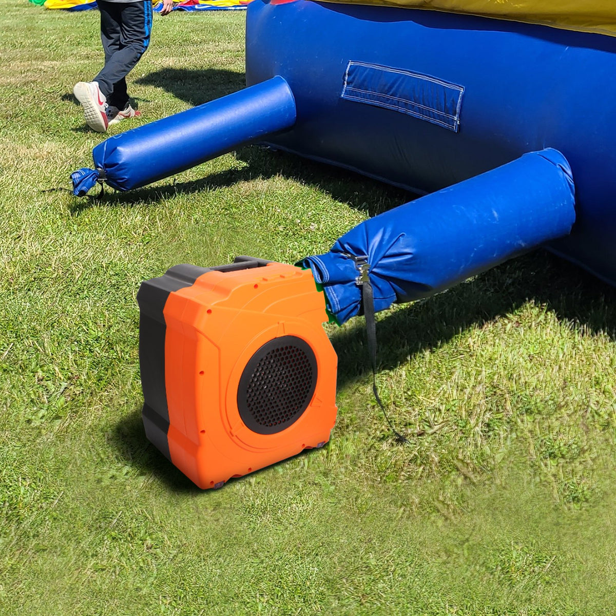 Inflatable Blower, 1100W, 1.5 & 1.7 HP Bounce House Blower, Pump Commercial Air Blower for Inflatables, 3100 V952-SYQM1100W74M2G16HV3