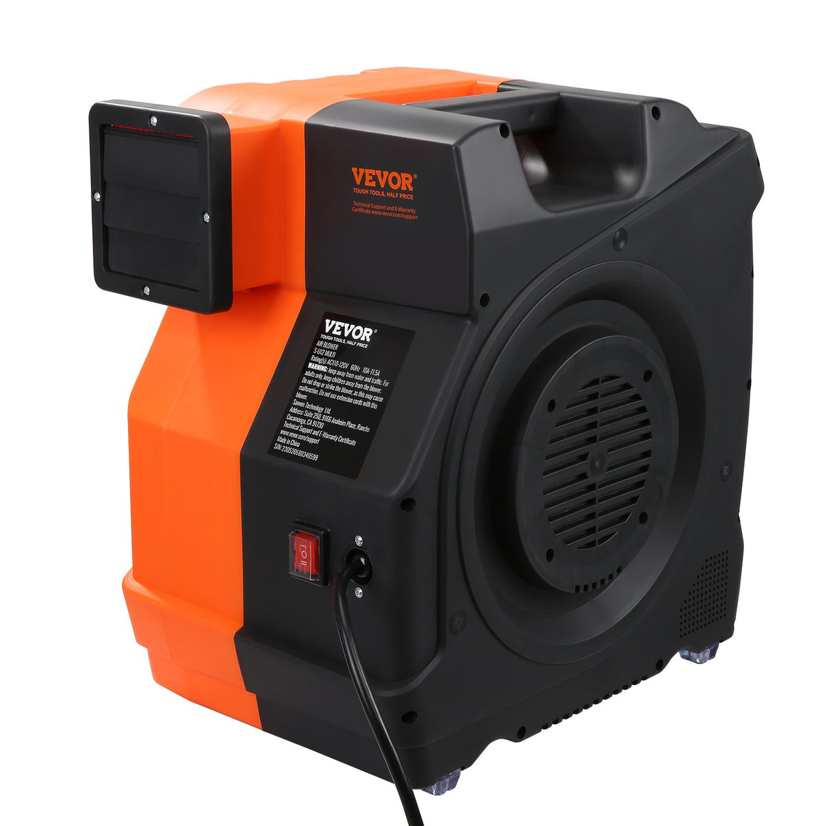 Inflatable Blower, 1100W, 1.5 & 1.7 HP Bounce House Blower, Pump Commercial Air Blower for Inflatables, 3100 V952-SYQM1100W74M2G16HV3