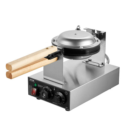 Commercial Bubble Waffle Maker, 1400W Egg Pancake Baker Machine, Non-Stick Stainless Steel Egg Bubble Puff, V952-SYQPHFBJDP1PGYHUZV3