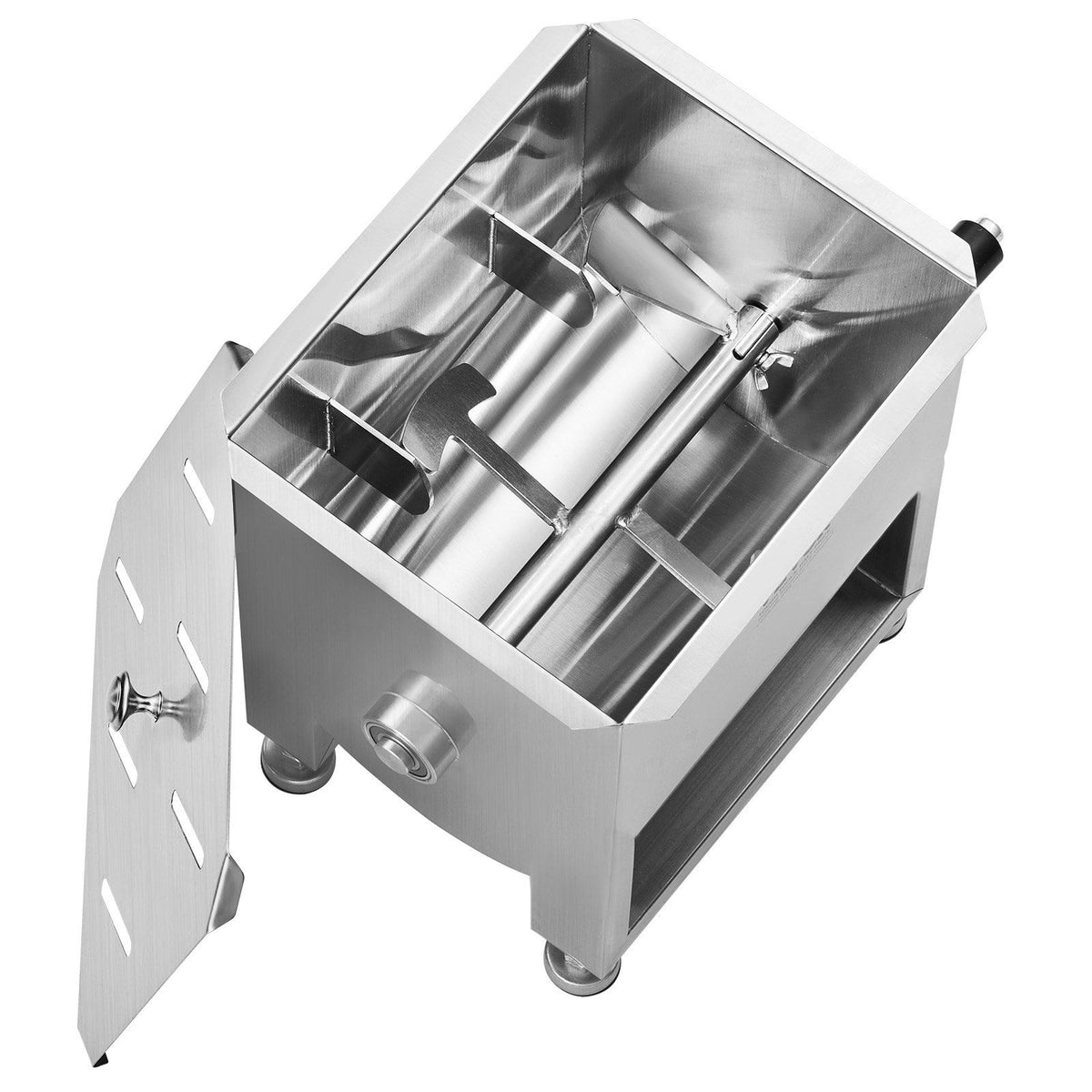 Manual Meat Mixer, 15L Fixed Tank Meat Processing Equipment(Mixing Maximum 15LBS for Meat), Stainless Steel V952-SYRLJBJBKQXKG26A7001V0