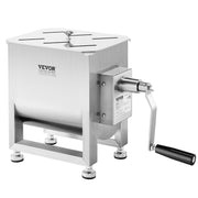 Manual Meat Mixer, 10L Fixed Tank Meat Processing Equipment(Mixing Max 15LBS for Meats), Stainless Steel V952-SYRLJBJBKQXKXAJIU001V0