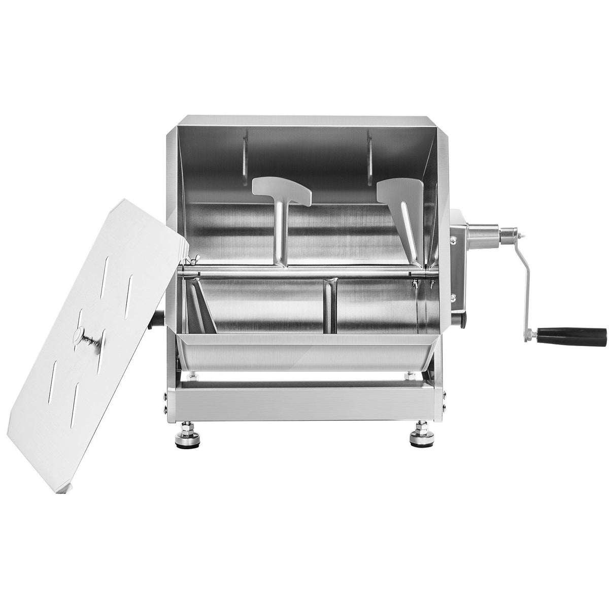 Manual Meat Mixer, 30L Tilt Tank Meat Processing Equipment(Mixing Max 30LBS for Meat), Stainless Steel Meat V952-SYRLJBJKQXK2VX73T001V0
