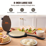 Tortilla Press, 8 Inch Tortilla and Roti Maker, Cast Iron Heavy Duty Tortilladora Press, Pre-Seasoned V952-SYSBBY8YCZT0DX21YV0