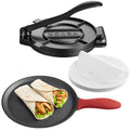 Tortilla Press, 250mm Cast Iron Tortilla and Roti Maker, Heavy Duty Tortilladora Press, Pataconera Makers V952-SYSBBYZTSD10PCND5001V0