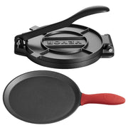 Tortilla Press, 250mm Cast Iron Tortilla and Roti Maker, Heavy Duty Tortilladora Press, Pataconera Makers V952-SYSBBYZTSD10PCND5001V0