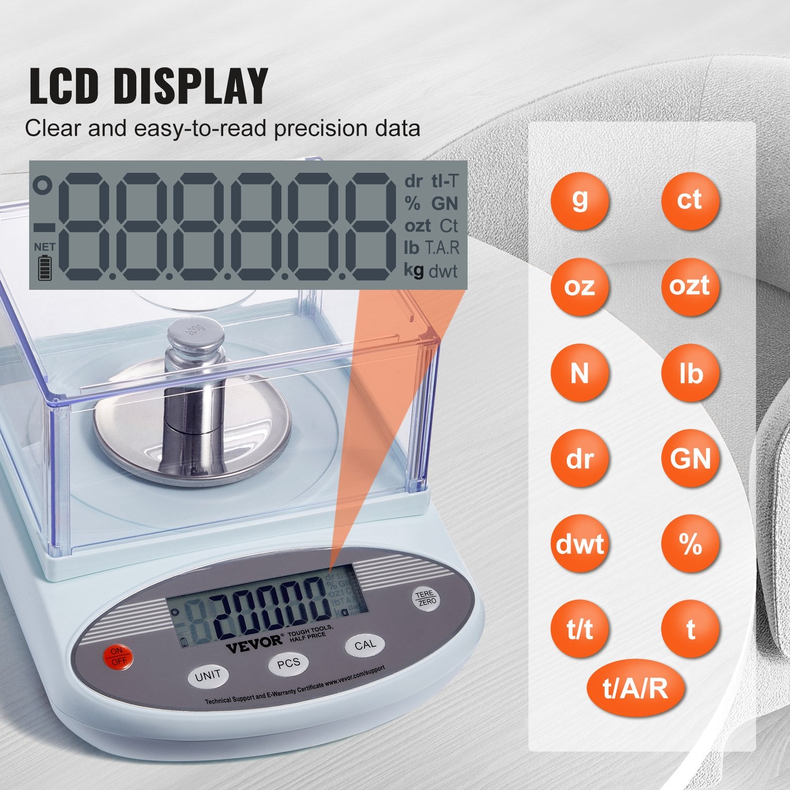 Analytical Balance Lab Scale 500g x 0.001g 13 Units with Windshield LCD V952-SYSCHTP0001GFGCEAV3