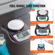 Analytical Balance Lab Scale 600g x 0.01g 6 Units Conversion Electronic V952-SYSCHTP001G0QUY4VV3