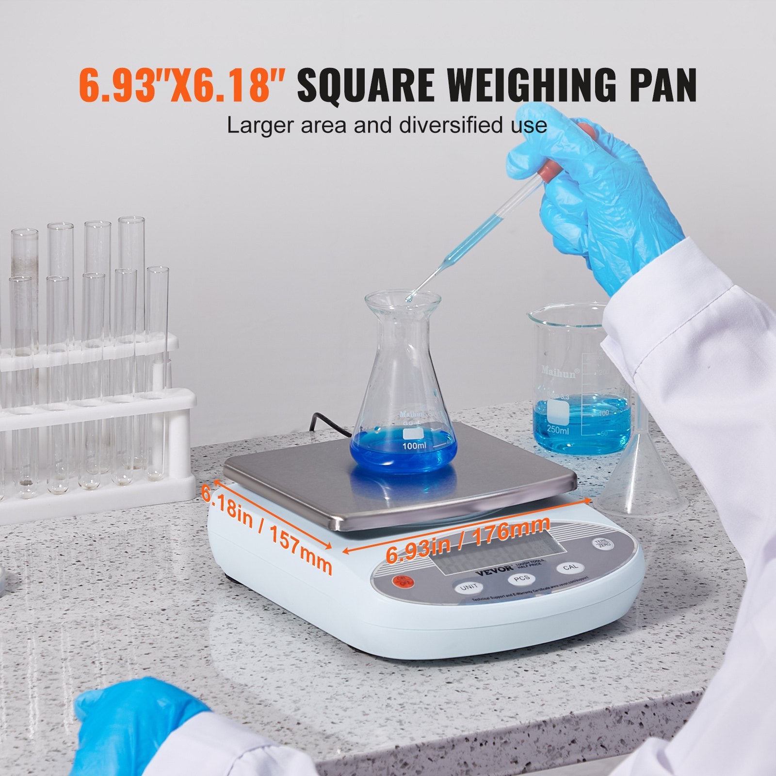 Analytical Balance Lab Scale 2000g x 0.01g 13 Units Conversion Electronic V952-SYSCHTP001G2GXTCOV3