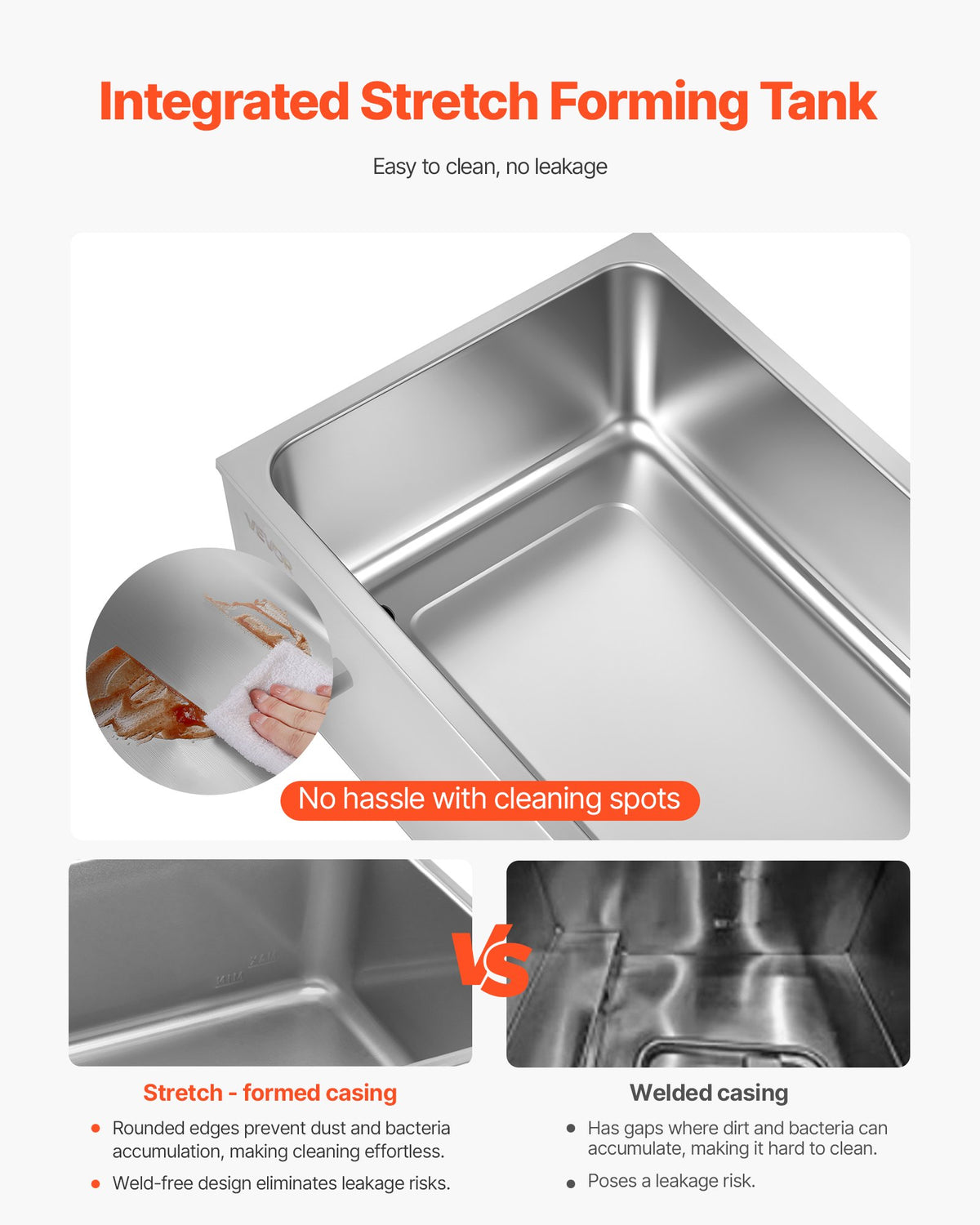 Commercial Food Warmer, 2-Pan Electric Steam Table, 1200W Professional Countertop Stainless Steel Buffet Bain V952-SYSPBWQPTK21AMZ4ZV3