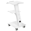 Trolley Cart Dental Lab Mobile Rolling Serving Cart 3 Layers with Socket V952-SYSSTCB4Q23534XEFV3