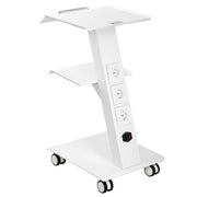 Trolley Cart Dental Lab Mobile Rolling Serving Cart 3 Layers with Socket V952-SYSSTCB4Q23534XEFV3