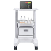 2 Tiers Lab Carts Mobile Medical Cart with 1 Drawer & 1 Top Tray White V952-SYSTCECKFBS42J1Z1V0