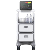 3 Tiers Lab Carts, Lab Utility Cart with 2 Drawers & 1 Top Tray, Mobile Medical Cart with ABS Material, Lab V952-SYSTCECKFBS498TJSV0