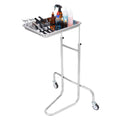Stainless Steel Lab Cart with Single Tray & 2 Silent Wheels for Lab Clinic V952-SYSTCECKFSS2HAV26V0