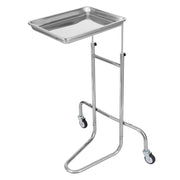 Stainless Steel Lab Cart with Single Tray & 2 Silent Wheels for Lab Clinic V952-SYSTCECKFSS2HAV26V0
