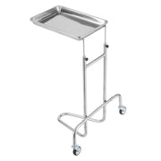Stainless Steel Lab Cart with Single Tray & 2 Silent Wheels for Lab Clinic V952-SYSTCECKFSS2HAV26V0