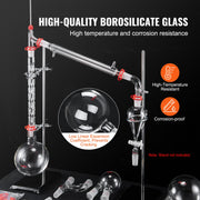 Lab Glassware Distillation Kit 1000ml 3.3 Boro 29 pcs Glassware Equipment V952-SYSZLTJJPWW1IZZ32V0