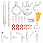 Lab Glassware Distillation Kit 1000ml 3.3 Boro 29 pcs Glassware Equipment V952-SYSZLTJJPWW1IZZ32V0