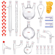 Lab Glassware Distillation Kit 1000ml 3.3 Boro 29 pcs Glassware Equipment V952-SYSZLTJJPWW1IZZ32V0