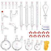 Lab Distillation Kit, 3.3 Boro Lab Glassware Distillation Kit with 24, 40 Joint, 1000ml Essential Oil V952-SYSZLTJJPWW1LEFCIV0