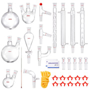 Lab Distillation Kit, 3.3 Boro Lab Glassware Distillation Kit with 24, 40 Joint, 1000ml Essential Oil V952-SYSZLTJJPWW1LEFCIV0