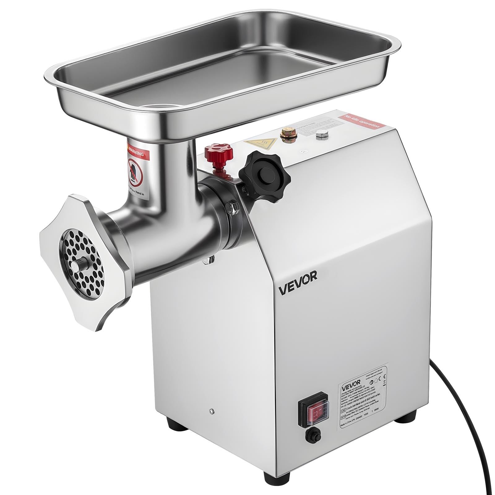 Commercial Electric Meat Grinder 9.2 Lbs/Min Sausage Stuffer Maker Kitchen V952-SYTMDDJRJSYS79O1T001V3