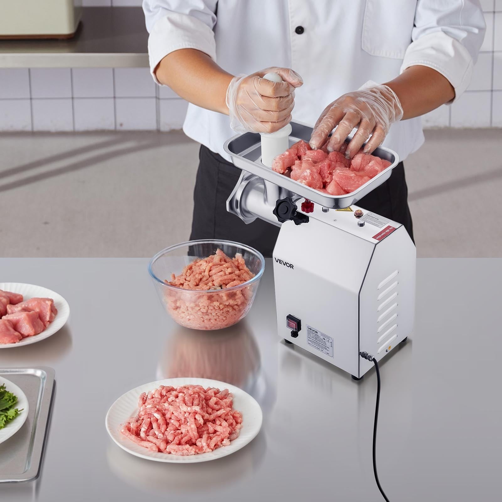Commercial Electric Meat Grinder 9.2 Lbs/Min Sausage Stuffer Maker Kitchen V952-SYTMDDJRJSYS79O1T001V3