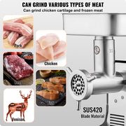 Commercial Electric Meat Grinder 21 Lbs/Min Sausage Stuffer Maker Kitchen V952-SYTMDDJRJSYSGN7X9V3