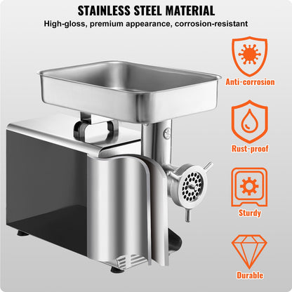 Commercial Electric Meat Grinder 21 Lbs/Min Sausage Stuffer Maker Kitchen V952-SYTMDDJRJSYSGN7X9V3