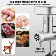 Commercial Electric Meat Grinder 5 Lbs/Min Sausage Stuffer Maker Kitchen V952-SYTMDDJRJSYSYQFR9V3