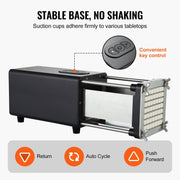 Electric French Fry Cutter, Potato Slicer with 1/2-Inch and 3/8-Inch Stainless Steel Blades, Potato Cutter V952-SYWSQSTJDD12YGYU7V3