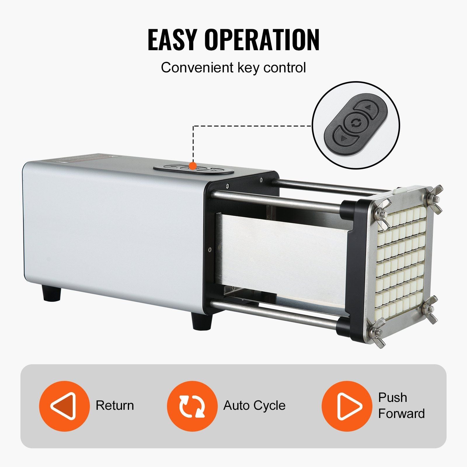 Electric French Fry Cutter, Potato Slicer with 1/2-Inch and 3/8-Inch Stainless Steel Blades, Potato Cutter V952-SYWSQSTJDD12ZQ9TRV3