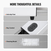 Electric French Fry Cutter, Potato Slicer with 1/2-Inch and 3/8-Inch Stainless Steel Blades, Potato Cutter V952-SYWSQSTJDD12ZQ9TRV3