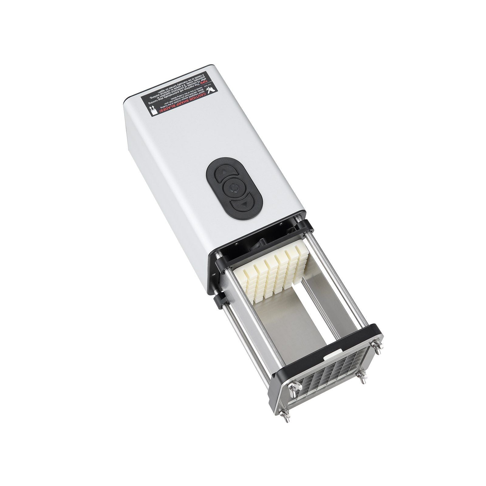 Electric French Fry Cutter, Potato Slicer with 1/2-Inch and 3/8-Inch Stainless Steel Blades, Potato Cutter V952-SYWSQSTJDD12ZQ9TRV3