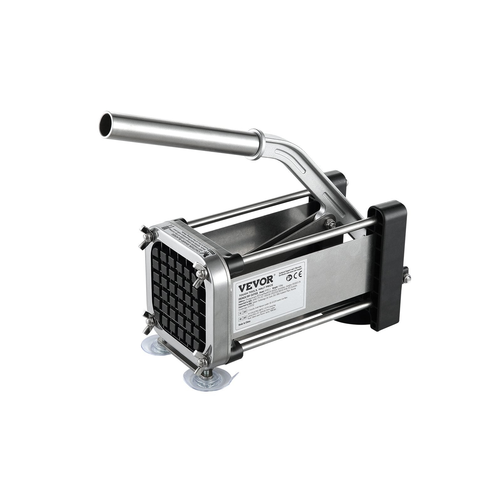 French Fry Cutter, Potato Slicer with 1/2-Inch and 3/8-Inch Stainless Steel Blades, Manual Potato Cutter V952-SYWSQSTJWJ12IGYCYV0