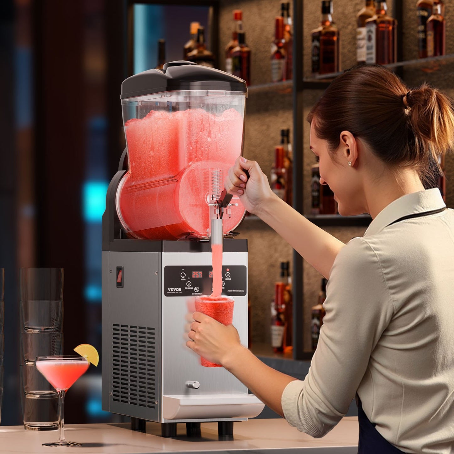 12L Commercial Slushy Machine Margarita Smoothie Frozen Drink Maker V952-SYXRJX112LDG5GWSUV3