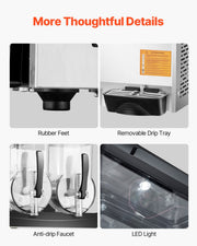 12Lx2 Tank Commercial Slushy Machine Margarita Smoothie Frozen Drink Maker V952-SYXRJX212LSGEDMYZV3