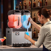 12Lx2 Tank Commercial Slushy Machine Margarita Smoothie Frozen Drink Maker V952-SYXRJX212LSGEDMYZV3
