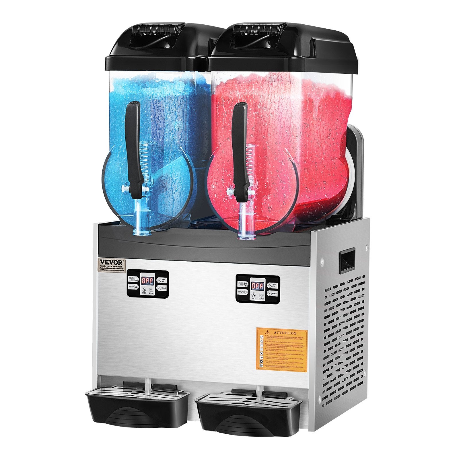 12Lx2 Tank Commercial Slushy Machine Margarita Smoothie Frozen Drink Maker V952-SYXRJX212LSGEDMYZV3