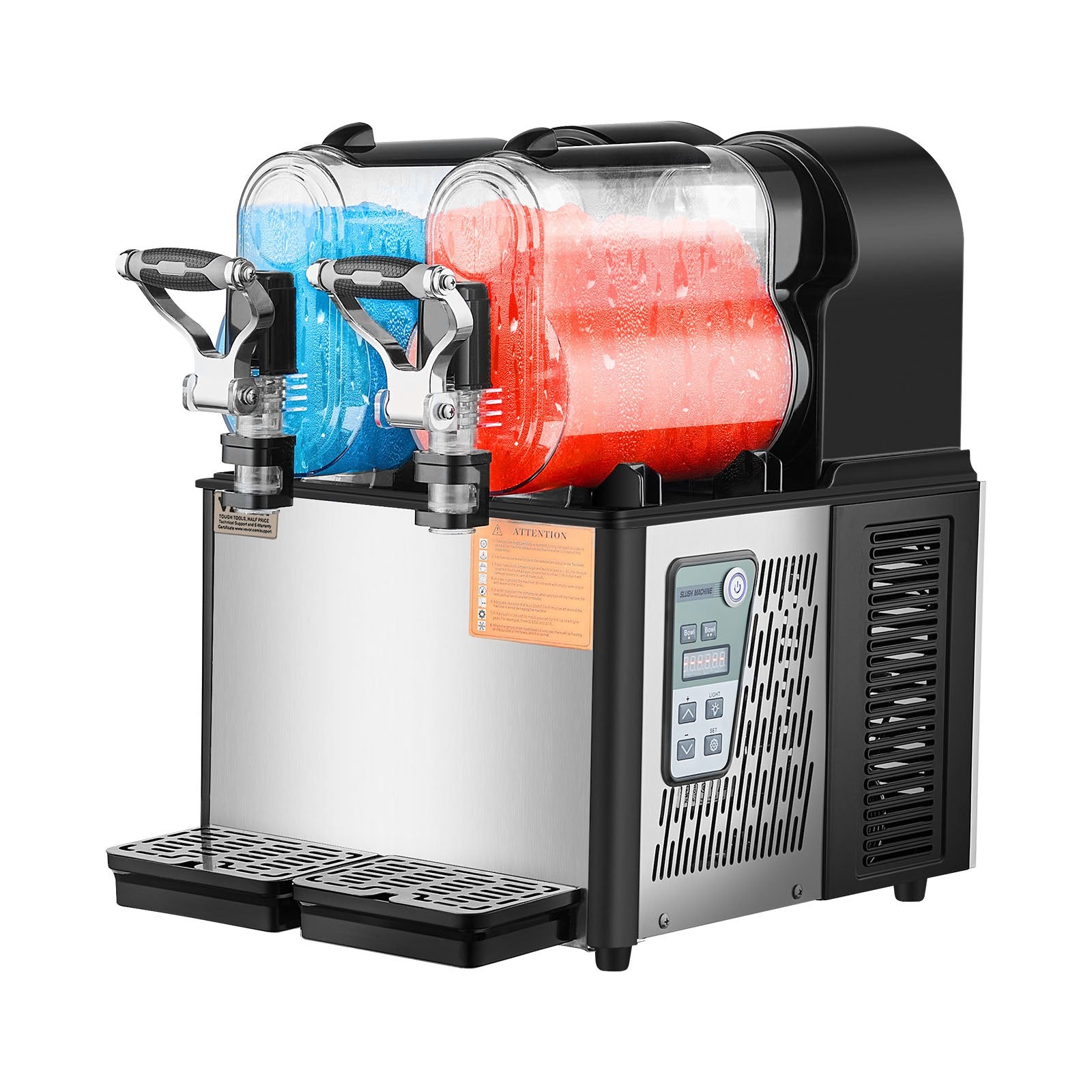 3Lx2 Tank Commercial Slushy Machine Margarita Smoothie Frozen Drink Maker V952-SYXRJX23LSGDCIND4V3