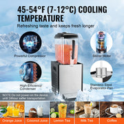 Commercial Beverage Dispenser 12L Cold Juice Ice Drink Dispenser for Party V952-SYYLJJBSJXS1AOADUV3