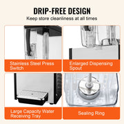 Commercial Beverage Dispenser 12L Cold Juice Ice Drink Dispenser for Party V952-SYYLJJBSJXS1AOADUV3