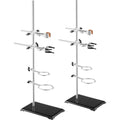 Lab Stand Support, Laboratory Retort Support Stand 2 Sets, Steel Lab Stand 23.6" Rod and 8.3" x 5.3" Cast V952-SYZJJP2JT60C7MCUSV0