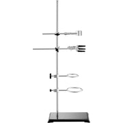 Lab Stand Support, Laboratory Retort Support Stand 2 Sets, Steel Lab Stand 23.6" Rod and 8.3" x 5.3" Cast V952-SYZJJP2JT60C7MCUSV0