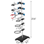 Laboratory Grade Metalware Set - Support Stand Premium Iron Material Laboratory Stand Support Lab Clamp Flask V952-SYZLSB6JTSYSZJ001V0