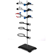 Laboratory Grade Metalware Set - Support Stand Premium Iron Material Laboratory Stand Support Lab Clamp Flask V952-SYZLSB6JTSYSZJ001V0