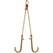 V Bridle Chain, 5/16 in x 2 ft Bridle Tow Chain, Grade 80 V-Bridle Transport Chain, 9260 Lbs Break Strength V952-SZGLRJG5162FT0001V0