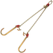 V Bridle Chain, 5/16 in x 2 ft Tow Chain Bridle, Grade 80 V-Bridle Transport Chain, 9260 Lbs Break Strength V952-SZGLTJ5162FT00001V0