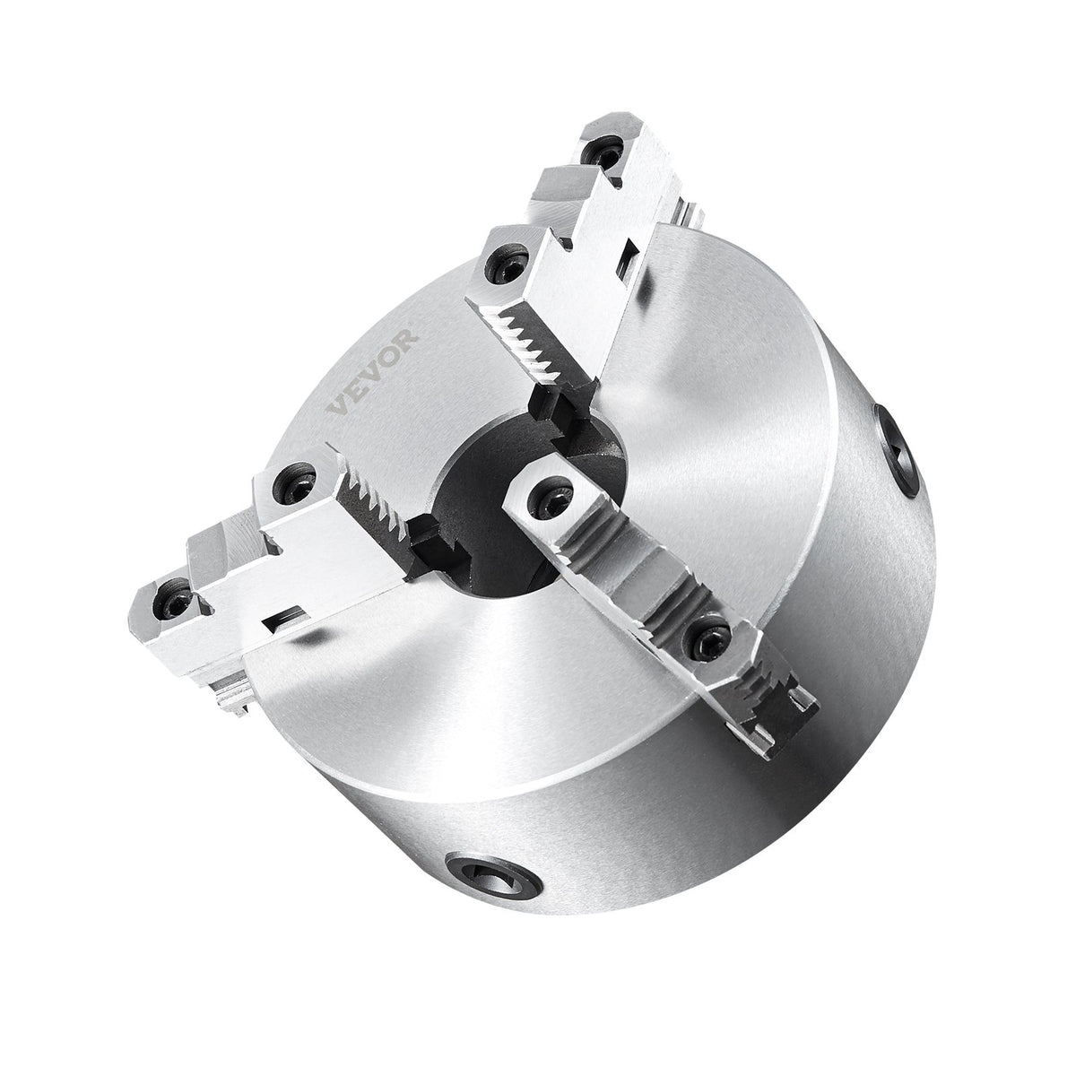 3-Jaw Lathe Chuck, 200 mm, Self-Centering Lathe Chuck, 4-200 mm Clamping Range with T-key Fixing Screws V952-SZKP8YC3G000VDWGDV0