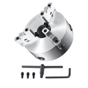 3-Jaw Lathe Chuck, 200 mm, Self-Centering Lathe Chuck, 4-200 mm Clamping Range with T-key Fixing Screws V952-SZKP8YC3G000VDWGDV0